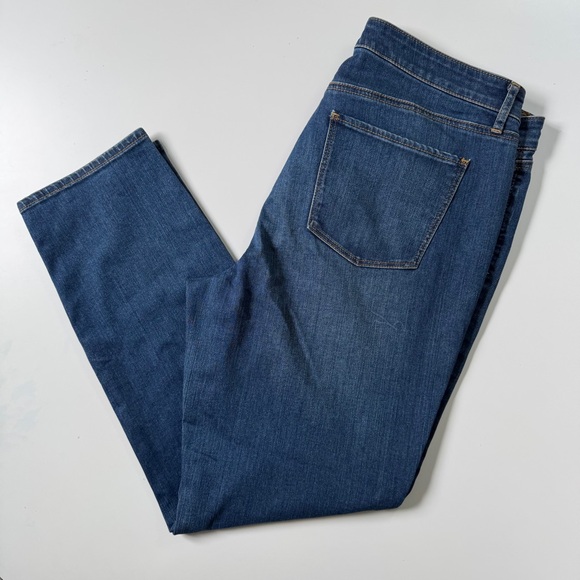 Talbots Flawless Five Pocket Slim Ankle Jeans Women’s Size 14 Blue Stretch Denim - Picture 13 of 13